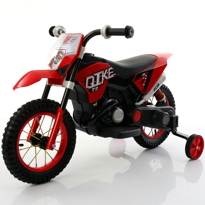 Moto Elettrica per Bambini 6V Babyfun Rossa-1
