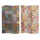 Paravento Separè 3 Pannelli 120,6x2,5xh180 cm Stampa Maioliche Multicolor