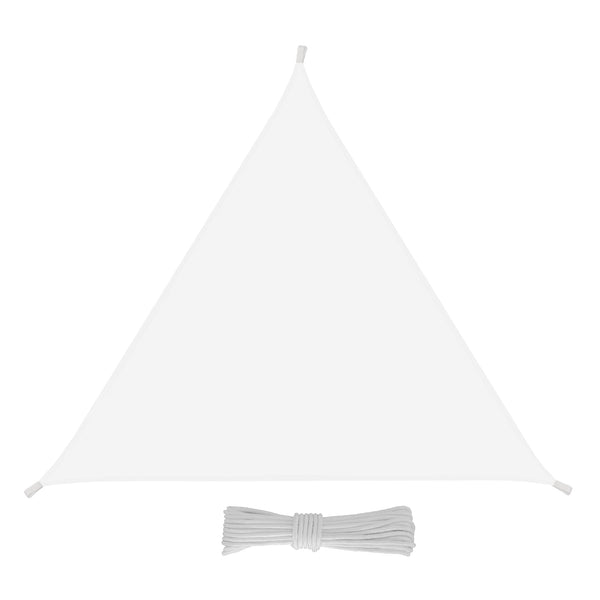 Tenda Vela da Giardino Triangolare Rizzetti Bianca Varie Misure acquista