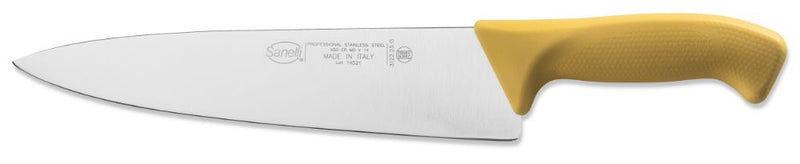 Coltello Trinciante Lama 25 cm Manico Antiscivolo Sanelli Skin Giallo-1