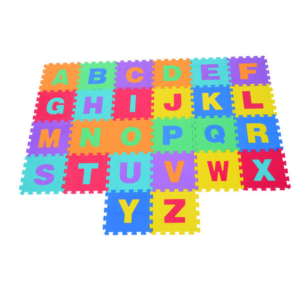 sconto Tappeto Puzzle da Gioco Set 26 Pezzi 31x31 cm colorato
