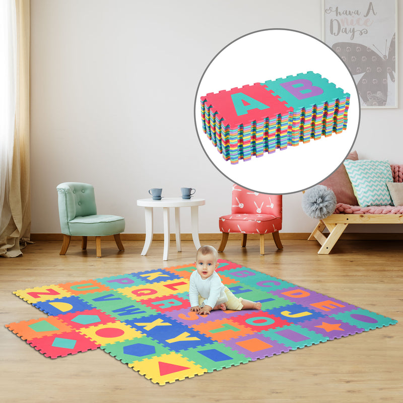 Tappeto Puzzle da Gioco per Bambini 38 Tessere 31x31 cm -2