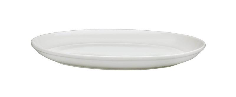 Vassoio Ovale 39x28x4,5 cm in Porcellana Allluminica Kaleidos Aluxina Bianco-1