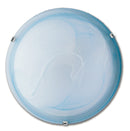 Plafoniera Lampada Classica Tonda 50 cm Vetro Sfumato Azzurro E27 Ambiente 32/03910-1