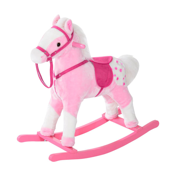 Cavallo a Dondolo per Bambine con Suoni Rosa online