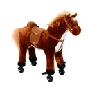 Cavallo Cavalcabile per Bambini con Suoni Marrone -1