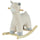 Cavallo a Dondolo per Bambini in Legno e Peluche Alpaca Crema
