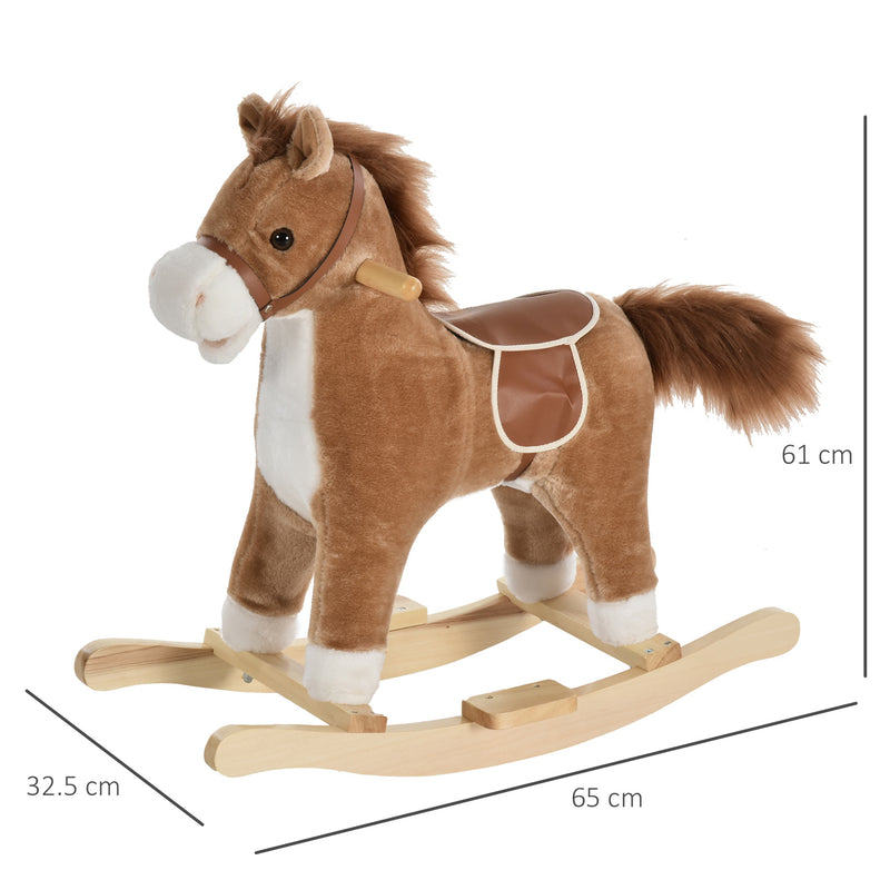 Tachan- Animales Testa di Cavallo con Bastone-Colore Marrone-Altezza 80 cm  (Cpa Toy Group 727T00726), T00726