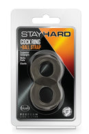 Stay Hard - Cock Ring + Ball Strap  Nero-5