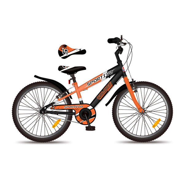 prezzo Bicicletta MTB Ragazzo 20” 7V in Metallo Sportivo Arancio