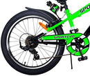 Bicicletta MTB Ragazzo 20” 7V in Metallo Sportivo Verde-6