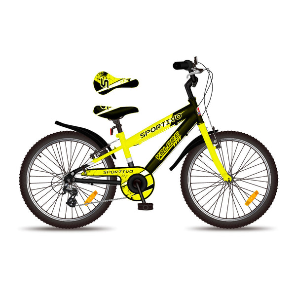 acquista Bicicletta MTB Ragazzo 20” 7V in Metallo Sportivo Giallo