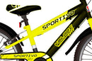 Bicicletta MTB Ragazzo 20” 7V in Metallo Sportivo Giallo-5
