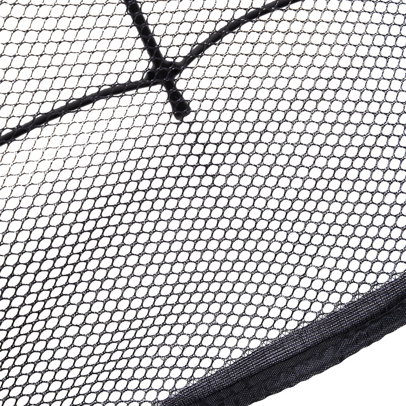 Trampolino Tappeto Elastico per Bambini Ø140x162 cm con Rete di Sicurezza Nero e Blu -8