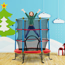 Trampolino Tappeto Elastico Ø165x162 cm per Bambini in Acciaio Tappeto in Poliestere-2