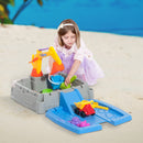 Set Escavatore Giocattolo da Spiaggia per Bambini 11 pezzi -3