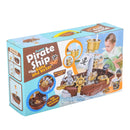 Nave dei Pirati Giocattolo per Bambini 45,5x30x57,5 cm 26 Pezzi da Spiaggia Mare-9