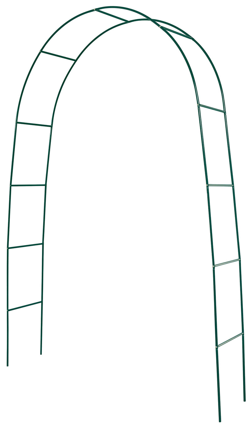 Arco da Giardino in Acciaio 37x130xh240 cm per Rampicanti Rama Verde –  acquista su Giordano Shop
