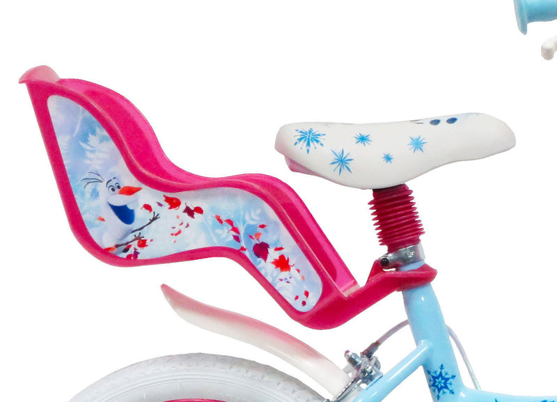 Bicicletta per Bambina 16" 2 Freni Disney Frozen Azzurra-3