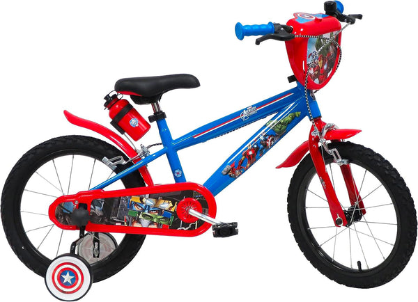 Bicicletta per Bambino 16" 2 Freni Marvel Avengers Multicolore prezzo