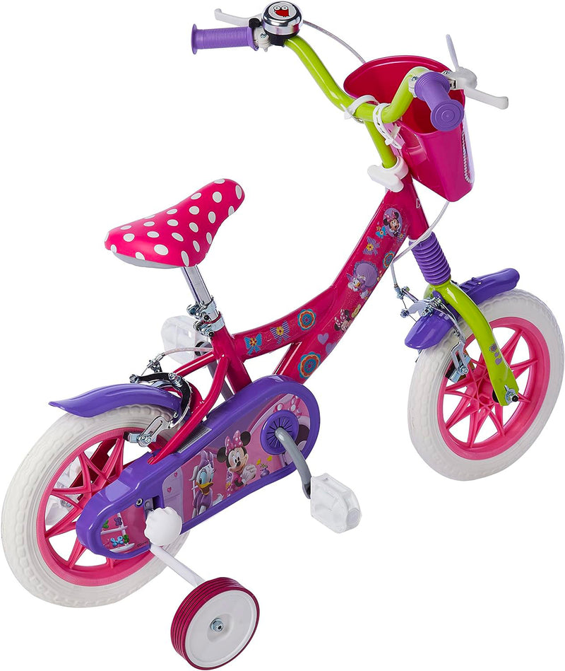 Bicicletta per Bambina 16" 2 Freni Disney Minnie Rosa-2