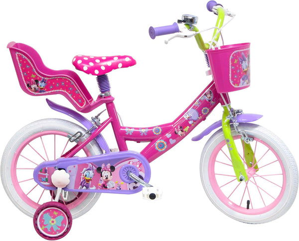 sconto Bicicletta per Bambina 14" 2 Freni Disney Minnie Rosa