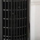 Ventilatore a Colonna Oscillante da Scrivania Ø11x32,5 cm 3 Velocità in ABS Nero-8