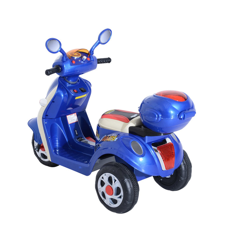 Moto Elettrica per Bambini 6V Wiiin Blu -6