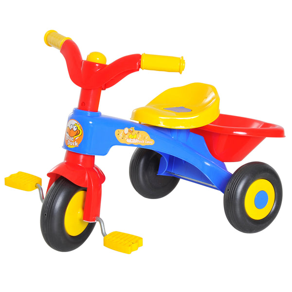 Triciclo a Pedali per Bambini con Cestino Portaoggetti Colorato prezzo