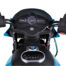 Moto Elettrica per Bambini 6V  Azzurra-4