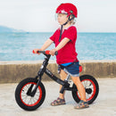 Bicicletta Pedagogica per Bambini 10" Senza Pedali  Nera e Rosso-2