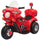 Moto Elettrica Police per Bambini 6V   Rossa