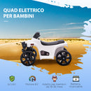 Mini Quad Elettrico per Bambini 6V Nero Bianco-4