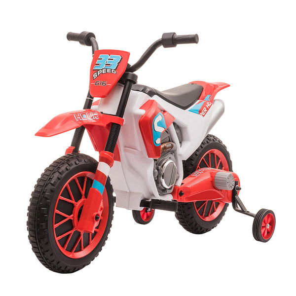 Moto Elettrica per Bambini 6V Motocross Rossa prezzo