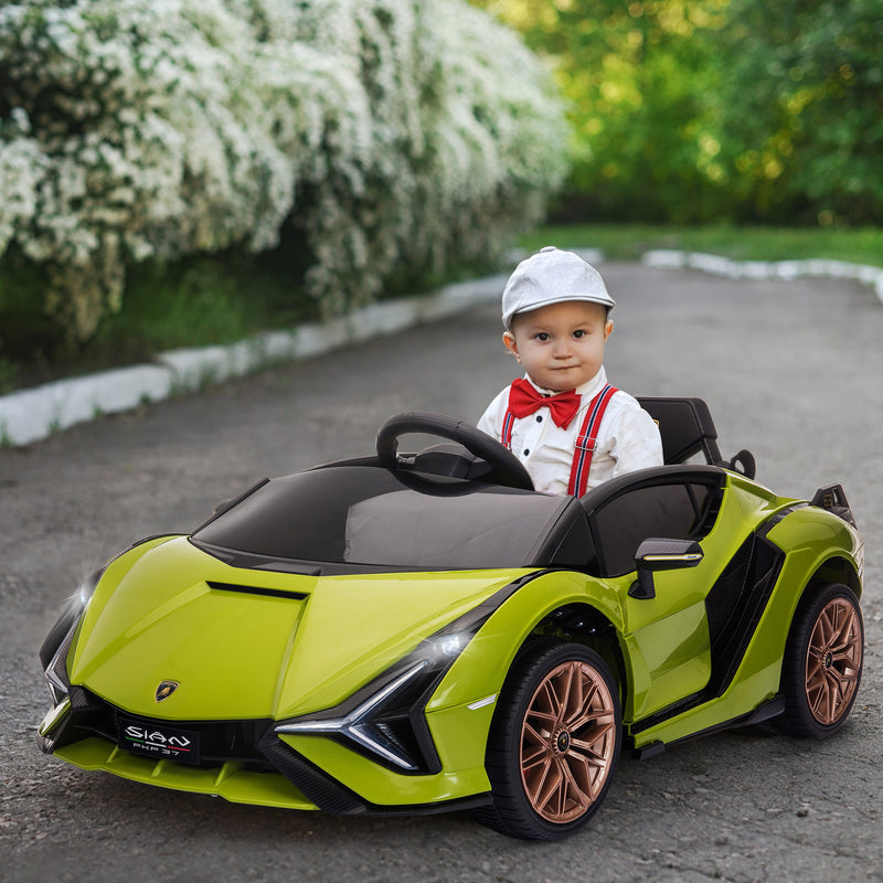 Macchina Elettrica per Bambini 12V con Licenza Lamborghini Sian