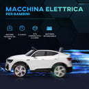 Macchina Elettrica per Bambini 12V con Licenza Audi E-Tron Sportback Bianco-6