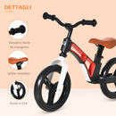Bicicletta Pedagogica per Bambini in lega di Magnesio e Acciaio Nera-5