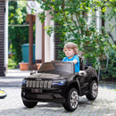 Macchina Elettrica per Bambini 12V Jeep Grand Cherokee Nera-2