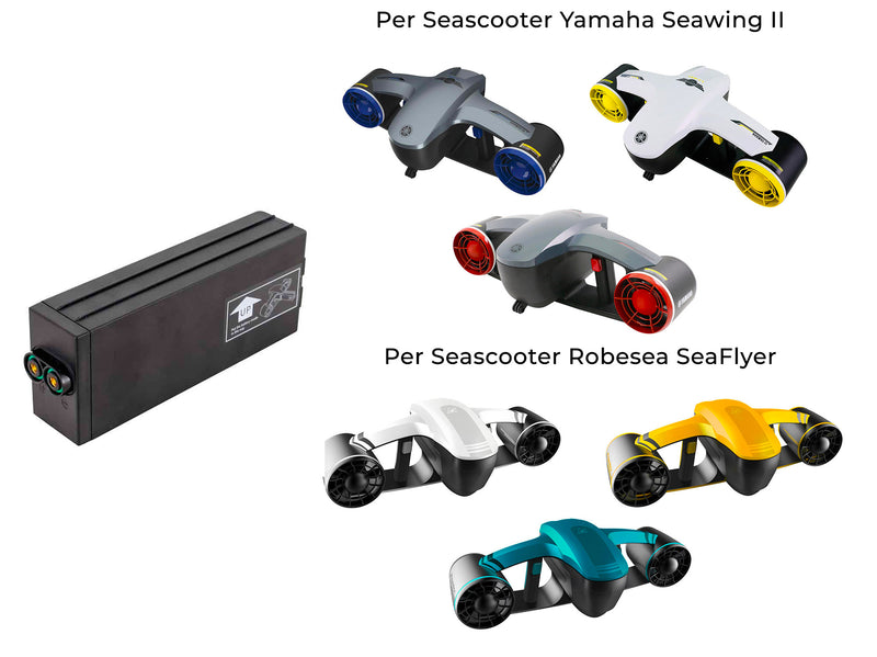 Batteria Ricaricabile Li-Ion 14,8V 10Ah per Seascooter Yamaha Seawing e Robosea Seaflyer-2
