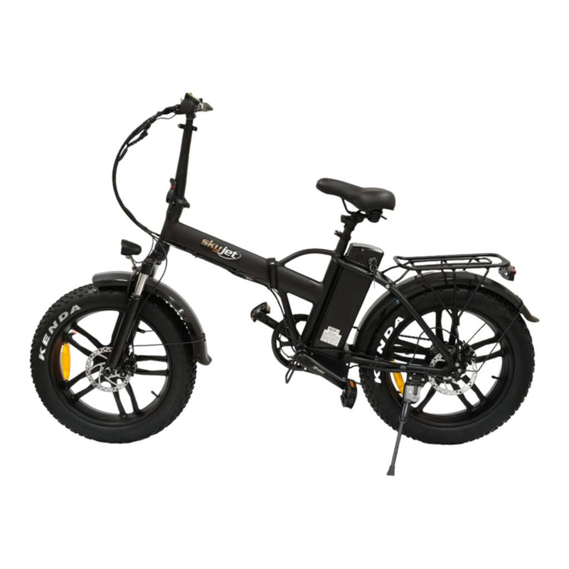Fat-Bike Bicicletta Elettrica Pieghevole 36V a Pedalata Assistita 20" 250W Nera-1
