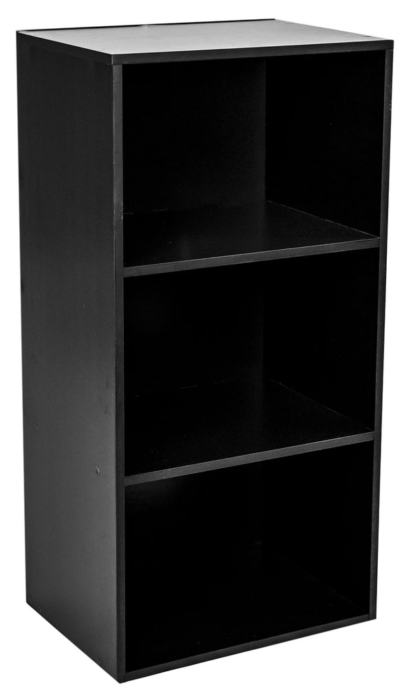 Libreria Modulare 3 Ripiani 40x29,5x80 cm in Legno Nera prezzo