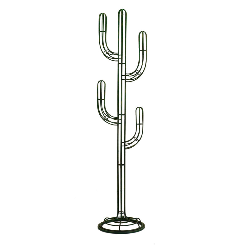 Appendiabiti a Stelo in Metallo 43x50H185cm Cactus Verde