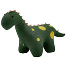 Sedia Poltrona per Bambini a Forma di Dinosauro 90x30x50 cm con Seduta Morbida Verde Scuro-1