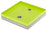 Base Portaciottolo per Fontane 40x40x8 cm in Metallo con Base in Cemento Belfer 42/BSE/10 Verde Acido