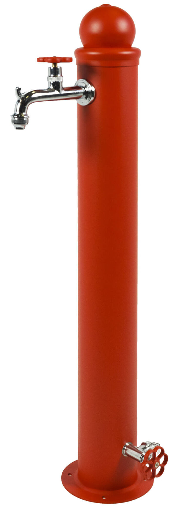 prezzo Fontana da Giardino con Doppio Rubinetto Belfer Idrante 42/ID Rosso