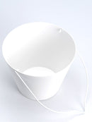 Secchiello per Rubinetti Porta-Secchio 25x23x18 cm in Alluminio Belfer 42/SC Bianco-2