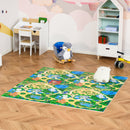 Tappeto Puzzle per Bambini 182,5x182,5 cm in EVA Fantasia-2