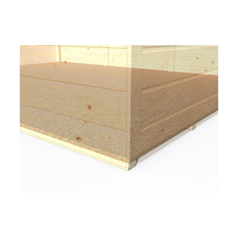 Casetta Box da Giardino per Attrezzi 2,89x2,02m con Pavimento in Legno Abete 12mm Lopun-3