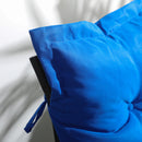 Cuscino per Sedie da Giardino 100x50 cm in Poliestere Blu-7