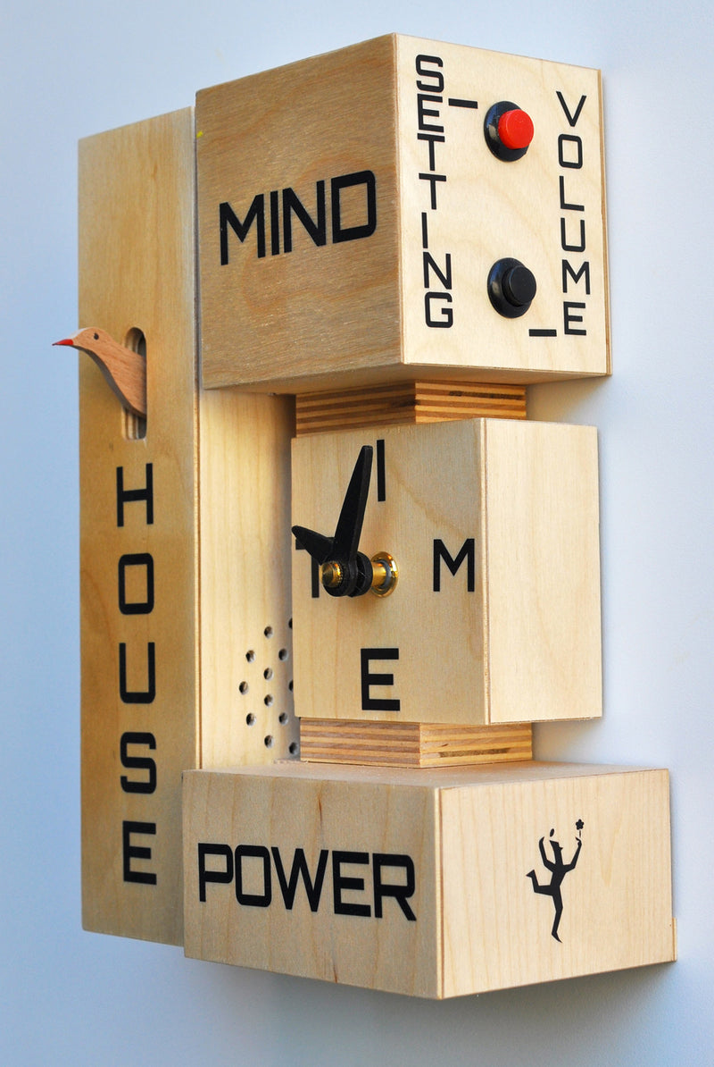 Orologio a Cucù da Parete 17x23x8 cm Pirondini Italia QQ Concept 500-2